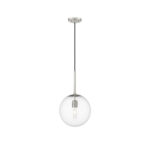 Millennium Lighting 25401-BN Kairo One Light Pendant Brushed Nickel finish