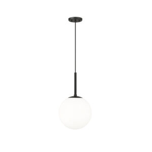 Millennium Lighting 25501-MB Kairo One Light Pendant Matte Black finish