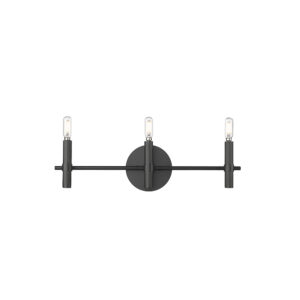 Millennium Lighting 25603-MB Skyva Three Light Vanity Matte Black finish