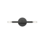 Millennium Lighting 25702-MB Skyva Two Light Vanity Matte Black finish