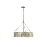 Millennium Lighting 27006-AS Stella Six Light Chandelier Antique Silver finish