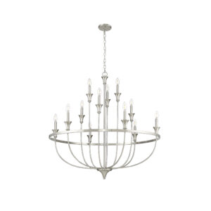 Millennium Lighting 28012-BN Emery Twelve Light Chandelier Brushed Nickel finish