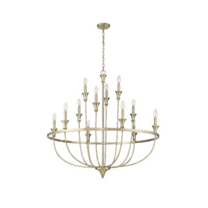Millennium Lighting 28012-MG Emery Twelve Light Chandelier Modern Gold finish