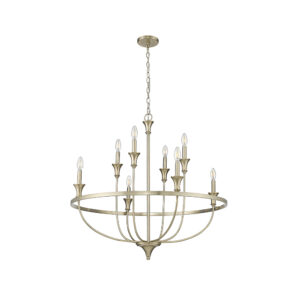 Millennium Lighting 28108-MG Emery Eight Light Chandelier Modern Gold finish