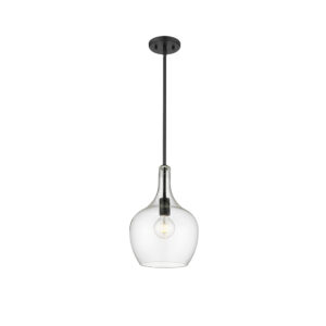 Millennium Lighting 28401-MB Lamara One Light Pendant Matte Black finish