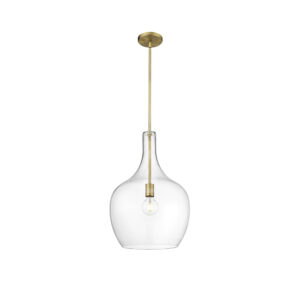 Millennium Lighting 28501-VB Lamara One Light Pendant Vintage Brass finish
