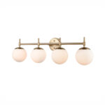 Millennium Lighting 30304-MG Four Light Vanity Modern Gold finish