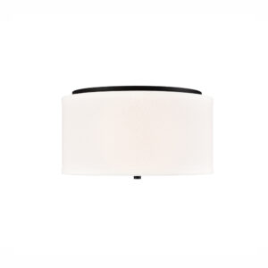 Millennium Lighting 41002-MB Guyten Two Light Flush Mount Matte Black finish