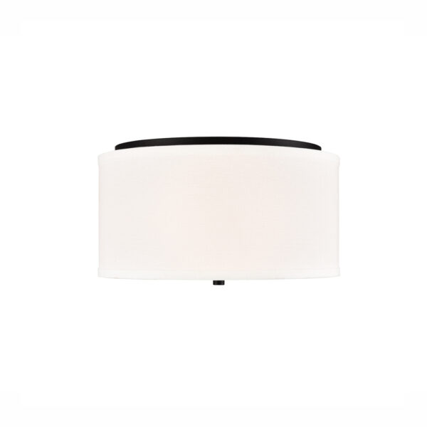 Millennium Lighting 41002-MB Guyten Two Light Flush Mount Matte Black ...