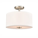 Millennium Lighting 41102-BN Guyten Two Light Semi-Flush Mount Brushed Nickel finish