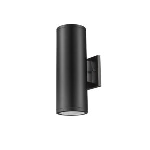 Millennium Lighting 42002-PBK Vegas Two Light Outdoor Wall Sconce Powder Coated Black finish