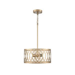 Millennium Lighting 42102-PMG Arelyn Two Light Pendant Painted Modern Gold finish