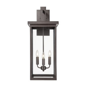 Millennium Lighting 42606-PBZ Barkeley Four Light Outdoor Wall Sconce Powder Coated Bronze finish