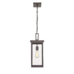 Millennium Lighting 42607-PBZ Barkeley One Light Outdoor Hanging Lantern Powder Coated Bronze finish