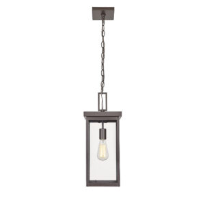 Millennium Lighting 42607-PBZ Barkeley One Light Outdoor Hanging Lantern Powder Coated Bronze finish