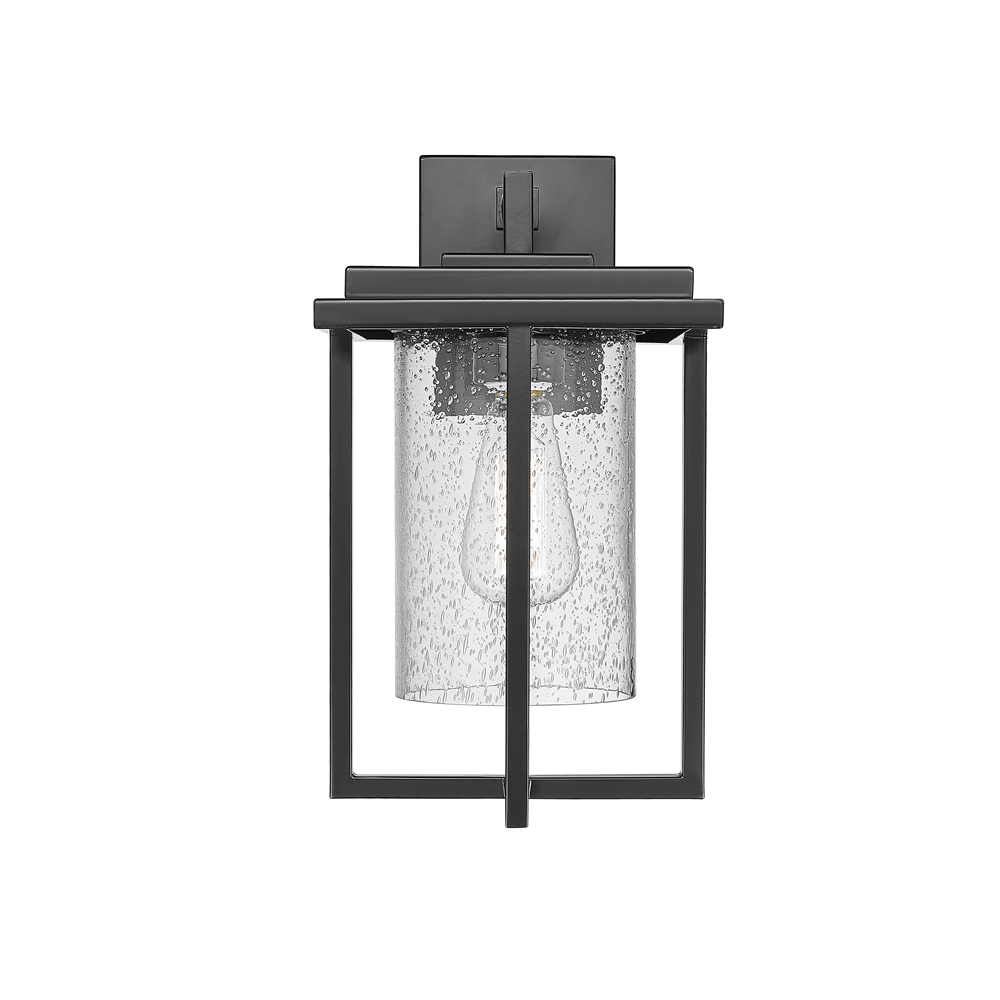 Millennium Lighting 42621-PBK Adair One Light Outdoor Wall Sconce Powder Coated Black finish