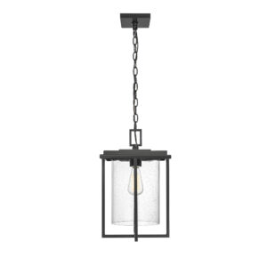 Millennium Lighting 42625-PBK Adair One Light Outdoor Hanging Lantern Powder Coated Black finish