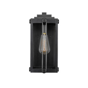 Millennium Lighting 42631-PBK Oakland One Light Outdoor Wall Sconce Powder Coated Black finish