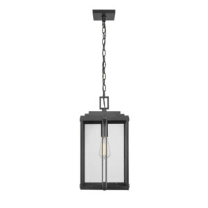 Millennium Lighting 42635-PBK Oakland One Light Outdoor Hanging Lantern Powder Coated Black finish