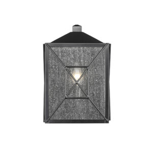 Millennium Lighting 42641-PBK Caswell One Light Outdoor Wall Sconce Powder Coated Black finish
