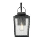 Millennium Lighting 42651-PBK Devens One Light Outdoor Wall Sconce Powder Coated Black finish