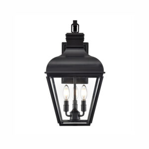 Millennium Lighting 43103-MB Edenton Three Light Outdoor Wall Sconce Matte Black finish