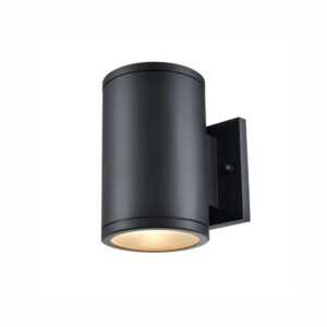 Millennium Lighting 45001-PBK Vegas One Light Outdoor Wall Sconce Powder Coated Black finish