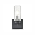 Millennium Lighting 46001-MB Iversen One Light Sconce Matte Black finish
