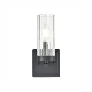 Millennium Lighting 46001-MB Iversen One Light Sconce Matte Black finish