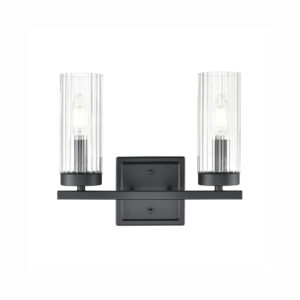 Millennium Lighting 46002-MB Iversen Two Light Vanity Matte Black finish