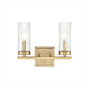 Millennium Lighting 46002-VB Iversen Two Light Vanity Vintage Brass finish