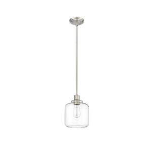 Millennium Lighting 46901-BN Asheville One Light Pendant Brushed Nickel finish