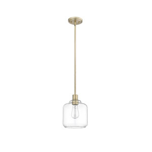 Millennium Lighting 46901-MG Asheville One Light Pendant Modern Gold finish