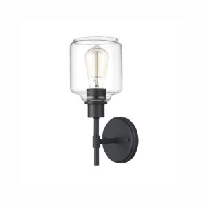 Millennium Lighting 46941-MB Asheville One Light Sconce Matte Black finish