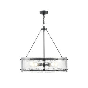 Millennium Lighting 47005-MB Bennetti Five Light Chandelier Matte Black finish