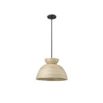 Millennium Lighting 48001-MB Jaycen One Light Pendant Matte Black finish