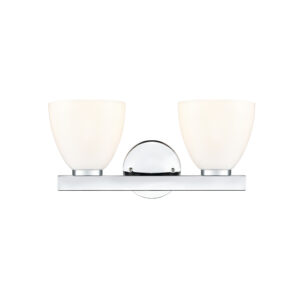 Millennium Lighting 49002-CH Apria Two Light Vanity Chrome finish