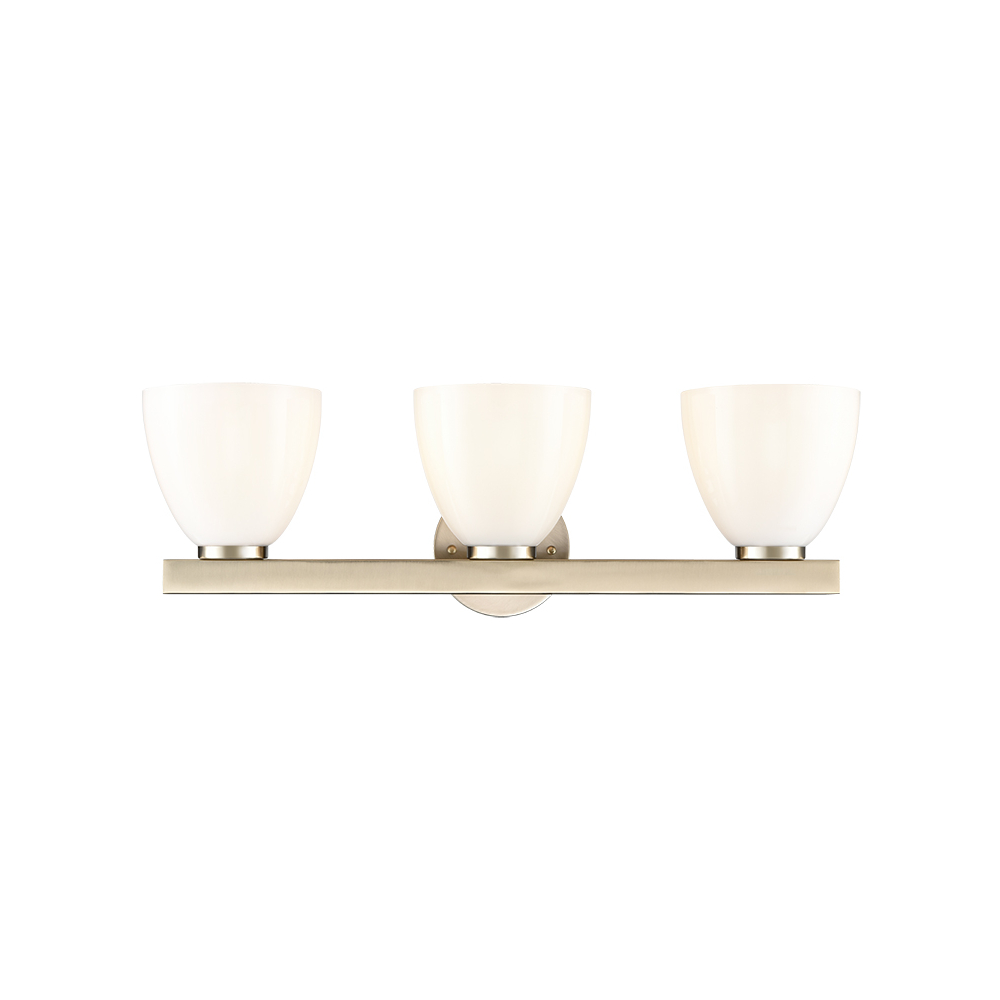 Millennium Lighting 49003-MG Apria Three Light Vanity Modern Gold finish