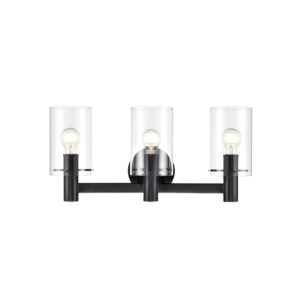 Millennium Lighting 55103-MB Apolla Three Light Vanity Matte Black finish