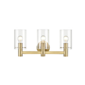 Millennium Lighting 55103-VB Apolla Three Light Vanity Vintage Brass finish