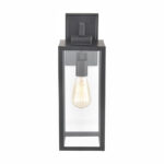 Millennium Lighting 60081-PBK One Light Outdoor Wall Lantern Powder Coated Black finish