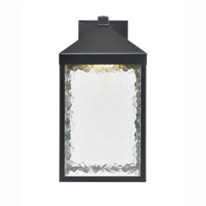 Millennium Lighting 72201-PBK Aaron One Light Outdoor Wall Sconce Powder Coated Black finish