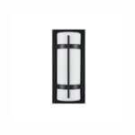 Millennium Lighting 76001-PBK LED One Light Outdoor Sconce Powder Coated Black finish