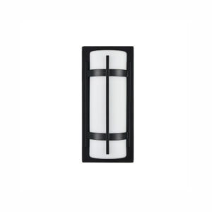 Millennium Lighting 76001-PBK LED One Light Outdoor Sconce Powder Coated Black finish