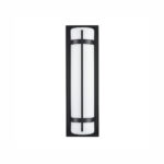 Millennium Lighting 76101-PBK LED One Light Outdoor Sconce Powder Coated Black finish