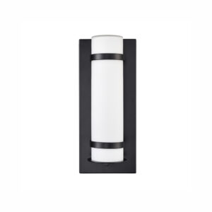 Millennium Lighting 77001-PBK LED One Light Outdoor Sconce Powder Coated Black finish