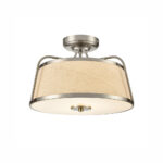 Millennium Lighting 78201-BN LED Light Semi-Flush Mount Brushed Nickel finish