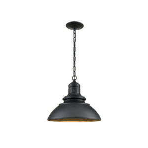 Millennium Lighting 81103-PBK Adda LED Light Outdoor Pendant Powder Coated Black finish