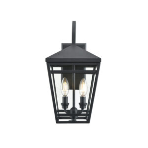 Millennium Lighting 82102-TBK Seager Two Light Outdoor Wall Sconce Textured Black finish