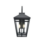 Millennium Lighting 82103-TBK Seager Two Light Outdoor Wall Sconce Textured Black finish